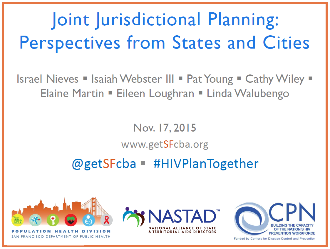 Joint Jurisdictional Planning Webinar