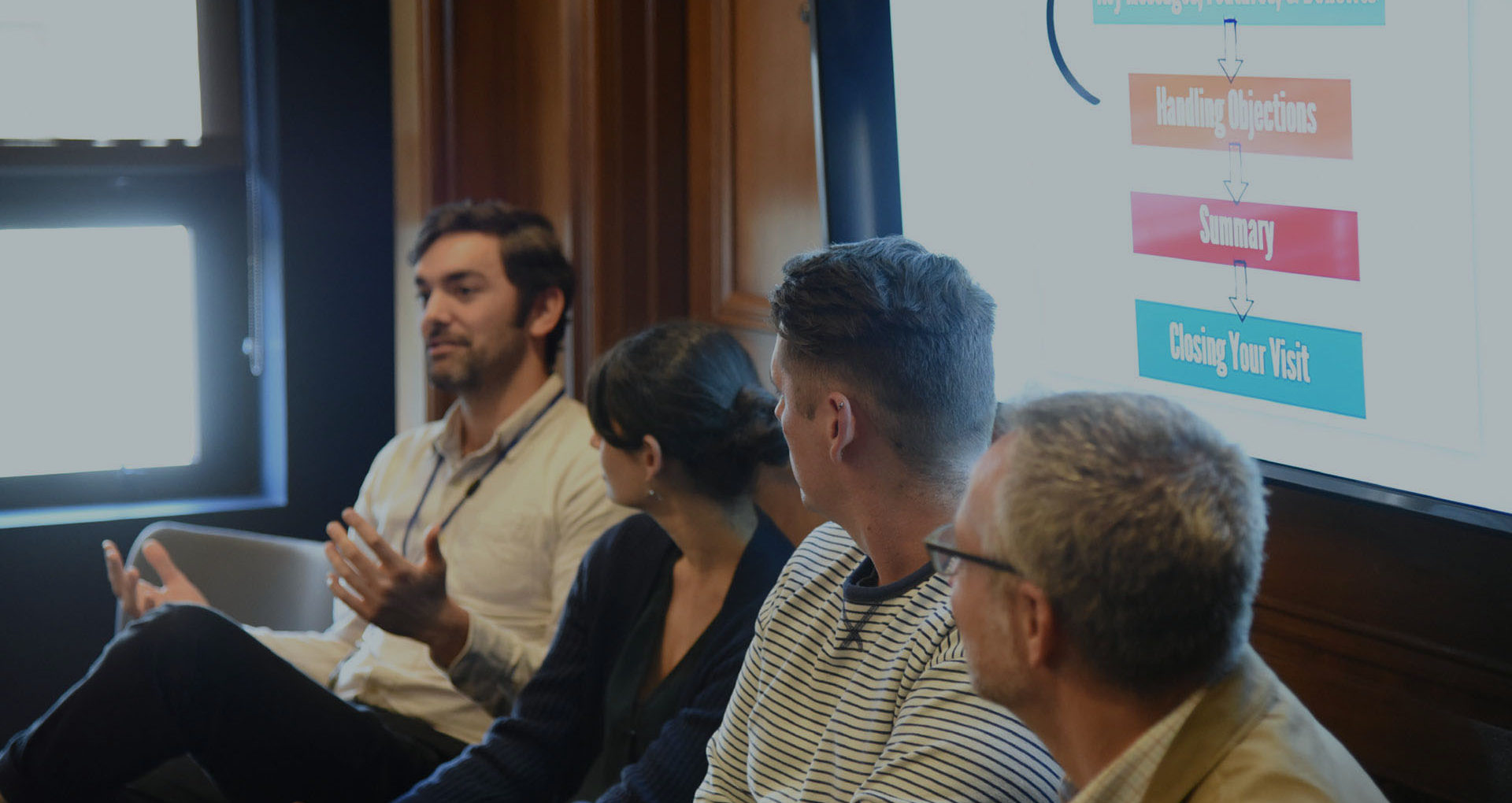 Panelist discussing Public Health Detailing.