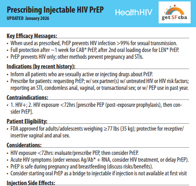 screenshot of the latest version of the injectable PrEP pocket cards, new for year 2026.