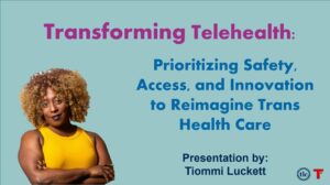 Picture of Transforming Telehealth webinar.